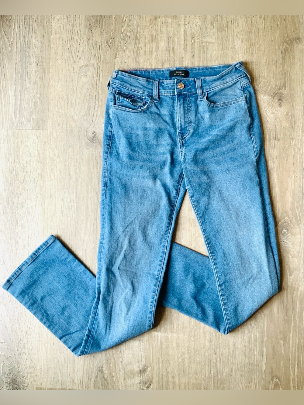 True Religion Billie Mid Rise Straight Leg Jeans Women's Size: 27